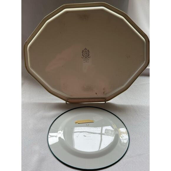 Daher Decorated Ware England Octagon Tulips Spring Flowers Metal Tray Jami Ray - Picture 4 of 6